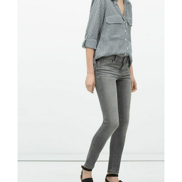 Zara Denim - Zara TRF Gray Skinny Jeans